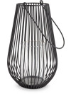Farol MELIAS Ø21xH34cm negro Farol MELIAS Ø21xH34cm negro