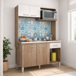 KIT DE COCINA - INTEGRADA CARVALHO BLANCO