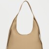 Bolso Heather en efecto cuero graneado Taupe