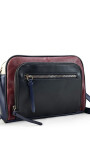 CARTERA ESPARTA NEGRO, BORDEAUX, BLANCO Y AZUL