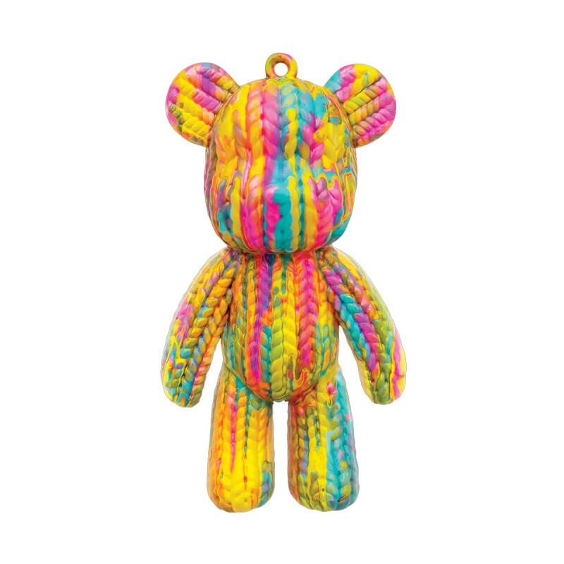 Pour Palz Oso Crochet Llavero Amarillo