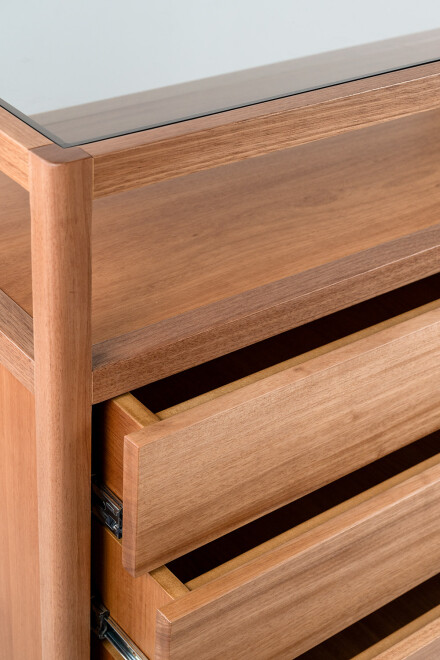KIEV COMODA KIEV JEQUITIBA IN NATURA 116X49X91H CM
