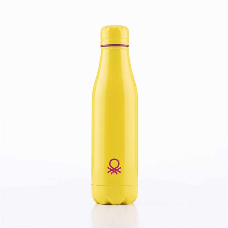 Botella Térmica Acero Inox 500ml Benetton Amarillo
