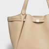 Bolso Marble en efecto cuero graneado Vison