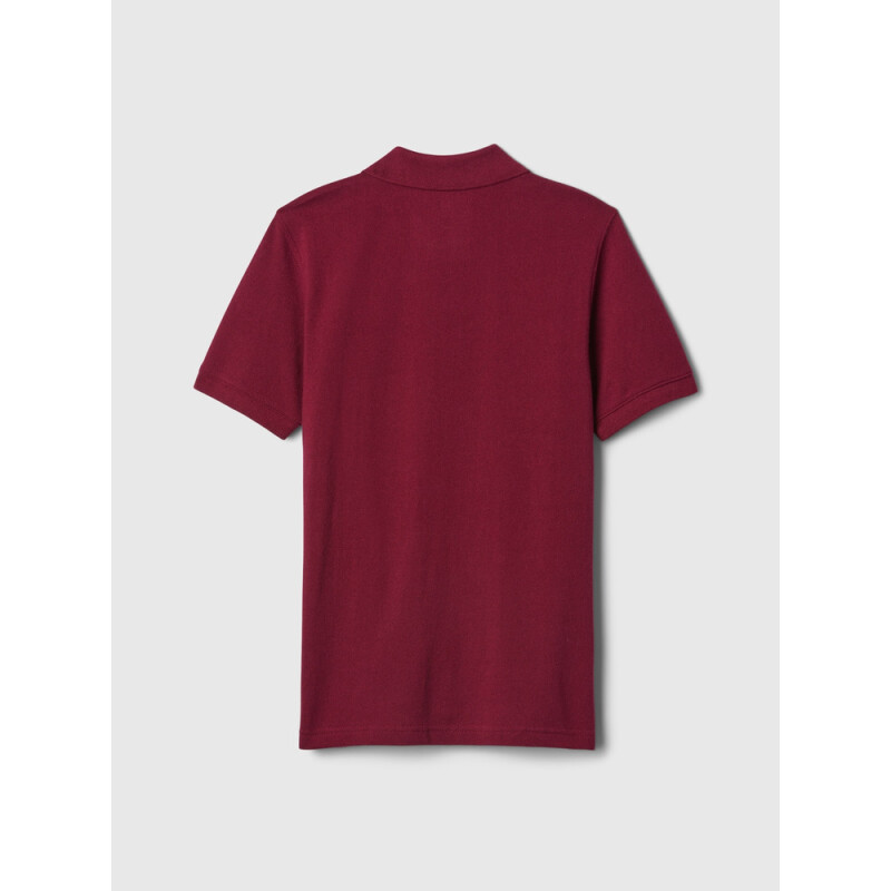 V-BTS SS PIQUE POLO RED DELICIOUS