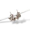 Caravanas Vintage Zirconia-Plata y oro-Zirconia-CA5044 conpiedra