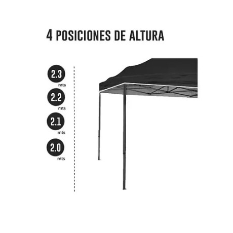 GAZEBO MAGNUM 3 X 6 REFORZADO ROJO ORS-148.- GAZEBO MAGNUM 3 X 6 REFORZADO ROJO ORS-148.-