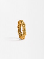 Anillo Dorado - Plata De Ley 925 dorado