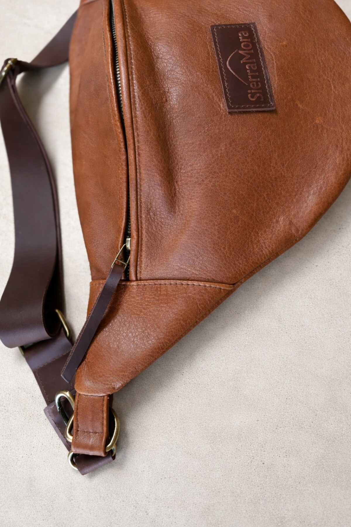 Leather Fanny Pack Camel