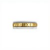 Anillo Numeros Romanos - Plata y Oro- Sin Piedra-AN5964 sinpiedra