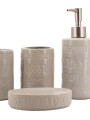 BAÑO SET CERAMICA BEIGE BEIGE