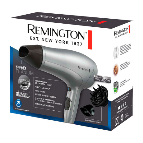Secador Remington Pro Titanium D3019 Secador Remington Pro Titanium OUTLET