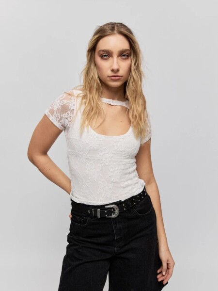 BLUZA P.CAKE CRISANTO BLANCO