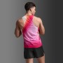Bividi Running Light Speed React Singlet Hombre Fuchsia Grad/black Reflective