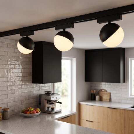Artefacto LED Bola Magnético G2 6W Luminaria LED Bola Magnético G2 6W 2700K Negro