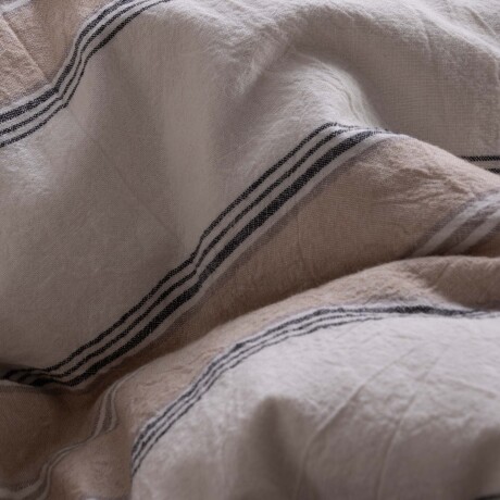 SET FUNDA NÓRDICA QUEEN LINO-Y-ALGODON DOUBLE LAYER STRIPE