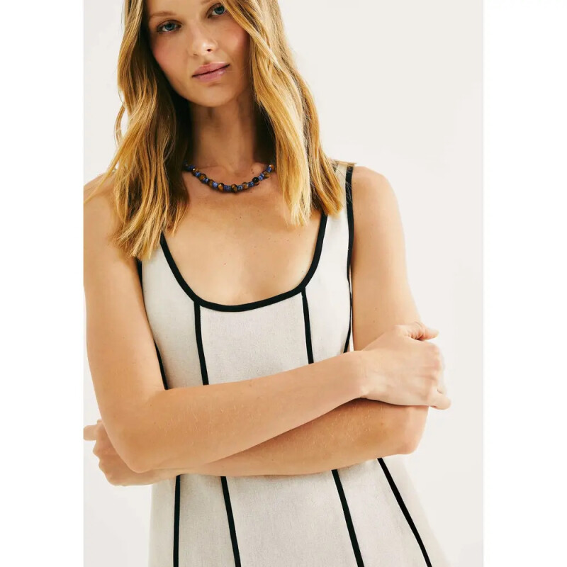 VESTIDO FEM OFF WHITE