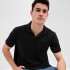V-STRETCH PIQUE POLO - SOLID TRUE BLACK V2