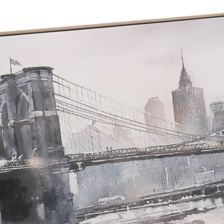 CUADRO BRIDGE, 120X60, CELESTE PAPEL E1P253470