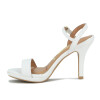 Sandalia Vizzano Mujer Taco 10cm Blanco