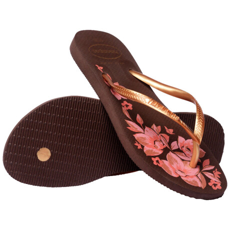Sandalias de Mujer Havaianas Slim Organic Marrón Café