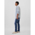 V-ATHLETIC SLIM SOFT MED MARINO MEDIUM WASH