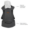Mochila Porta Bebé Carestino con 3 Posiciones Gris/Negro