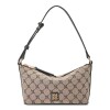 Shoulder Bag Anders Natural Logo/black