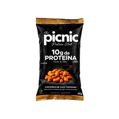 Castañas de Cajú con Soja +10 Proteína 35g Picnic Castañas Con Soja 35g Picnic