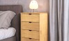 Mesa de luz Sommier - Linea Dublin Marrón