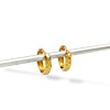Caravanas aros de oro martillados- Oro bajo - Sin piedra- CA8105 sinpiedra