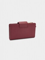 Cartera Con Bolsillo Para Móvil rojo