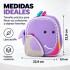Mochila Infantil Térmica Marcus & Marcus Para Comida Violeta 1