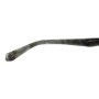 Lentes de sol De Acero Inoxidable Cuadrado Premium Negro/Ónix