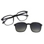 Lentes 2 en 1 De Tr90 Cuadrado Chilli Beans Gradiente/Negro