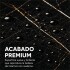 Placa PVC Símil Mármol 2,44x1,22m 3mm Resistente Pack x3 Mármol Negro 2