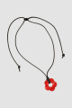 Collar flores Rojo