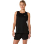 Singlets Running Asics Silver Tank Mujer Performance Black