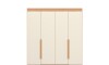 Ropero 4 puertas 4 cajones - Doble Beige