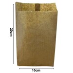BOLSA DE PAPEL PACKx50 • 10x20cm BOLSA DE PAPEL PACKx50 • 10x20cm