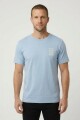 Remera m/c estampada Endless Summer AZUL PIEDRA
