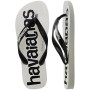 Sandalias Havaianas Top Logomania 2 Hombre Blanco/Negro/Blanco