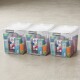 Set x3 Caja organizadora 36 lts TRANSPARENTE