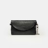 Mini bag Viena en cuero gamuza Negro