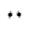 Caravanas Oval-Plata 925-Con Onix y Zirconia-CA4058 conpiedra