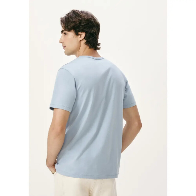 CAMISETA MM MASC AZUL CLARO