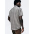 CAMISA MM MASC GRIS CLARO/NEGRO/NARANJA