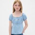 SS HNLY DNM TOP - LT LIGHT WASH