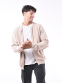 CAMPERA TEJIDA ANDROS BEIGE MELANGE