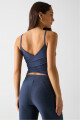 Top Reversible Whisper Crossover Mujer Deep Navy Heather